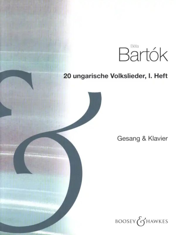Béla Bartók - 20 Hungarian Folksongs Vol. 1