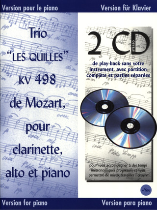 Wolfgang Amadeus Mozart - Trio Es-Dur Kv 498 (Kegelstatt) Klar Va Klav