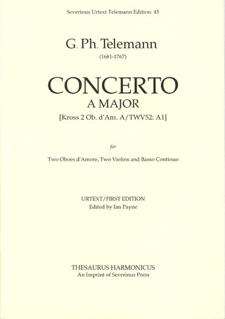 Georg Philipp Telemann - Concerto in A Major TWV 52:A1