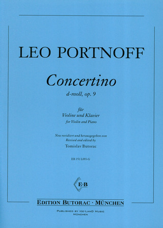 Leo Portnoff - Concertino  d-Moll op. 9