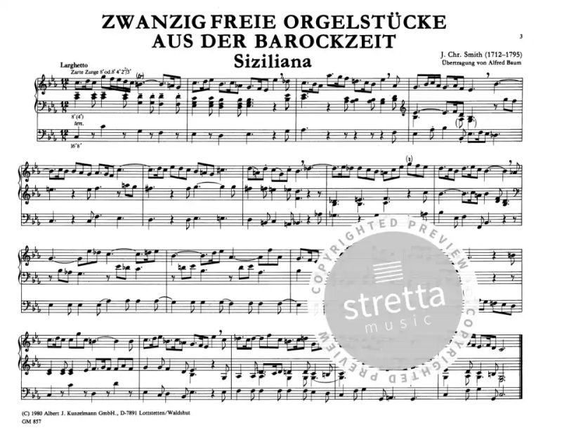 20 freie Orgelstücke aus der Barockzeit (Orgelkompositionen und Übertragungen) (1)
