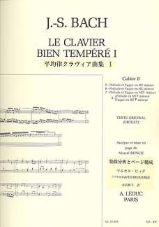 Johann Sebastian Bach - Le Clavier bien tempéré Vol.1b