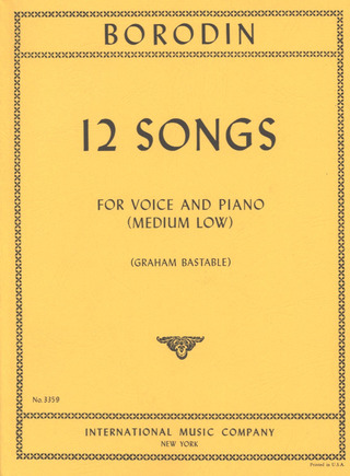 Aleksandr Borodin - 12 Canti Voce Bassa