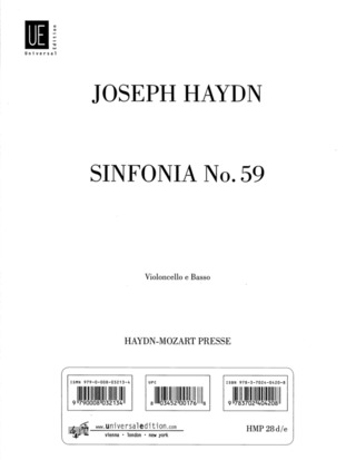 Joseph Haydn: Sinfonia Nr. 59  Feuer-Sinfonie
