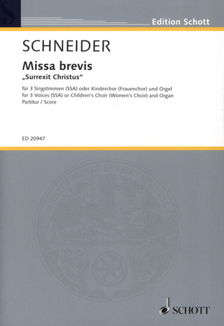 Enjott Schneider - Missa brevis "Surrexit Christus"