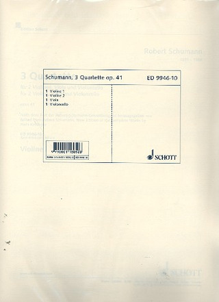 Robert Schumann - 3 Quartette op. 41