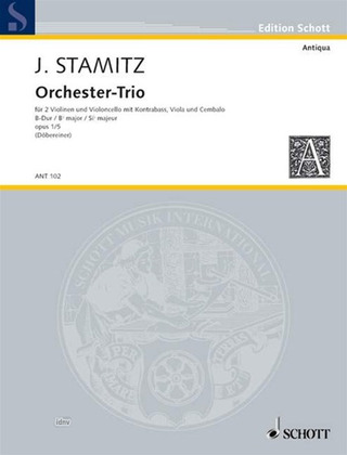 Johann Stamitz - Orchester-Trio B-Dur op. 1/5