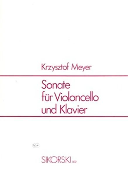 Krzysztof Meyer: Sonate op. 62