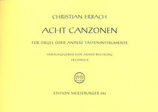 Christian Erbach - Acht Canzonen für Orgel