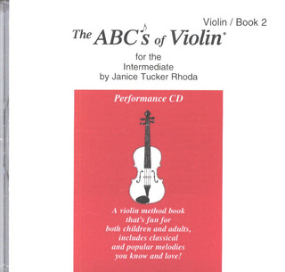 Janice Tucker Rhoda - The ABC's of Violin 2 – Performance CD