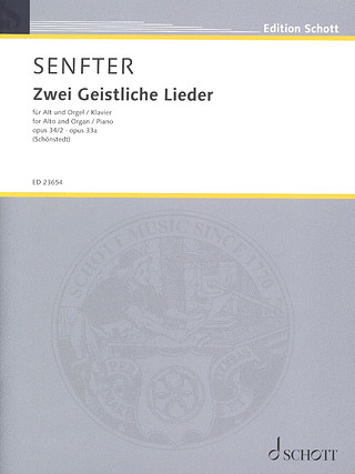 Johanna Senfter - Zwei Geistliche Lieder op. 34/2 und 33a