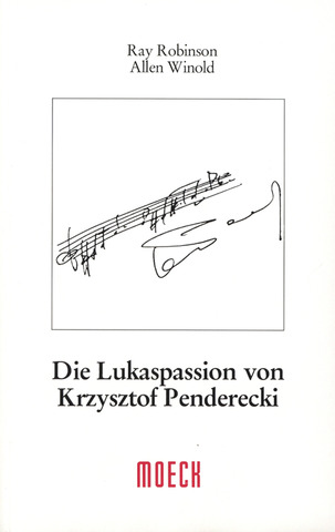 Ray Robinson et al. - Die Lukaspassion von Krzysztof Penderecki