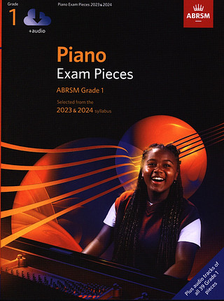 ABRSM Piano Exam Pieces 2023-2024 Grade 1 + Audio