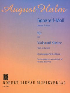 August Halm - Sonate f minor