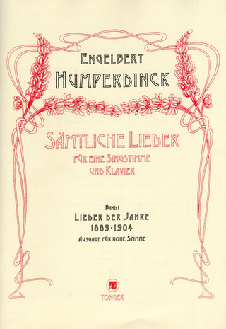 Engelbert Humperdinck - Lieder 1889-1904 – hohe Stimme