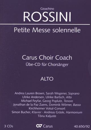 Gioachino Rossini - Petite Messe solennelle – Carus Choir Coach