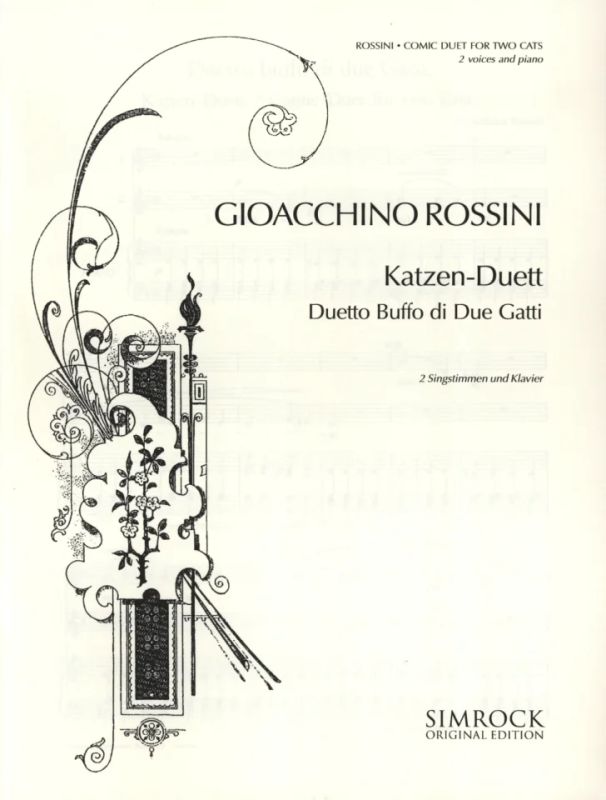 Gioachino Rossini - Duetto Buffo di due Gatti