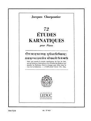 Jacques Charpentier - 72 Études Karnatiques Cycle 05