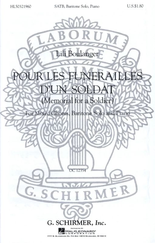 Lili Boulanger - Memorial for a Soldier