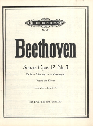 Ludwig van Beethoven: Sonate für Violine und Klavier Nr. 3 Es-Dur op. 12; 3