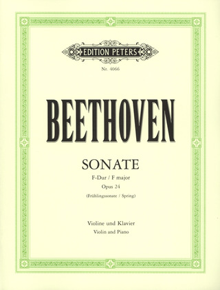 L. van Beethoven - Sonata in F major op. 24
