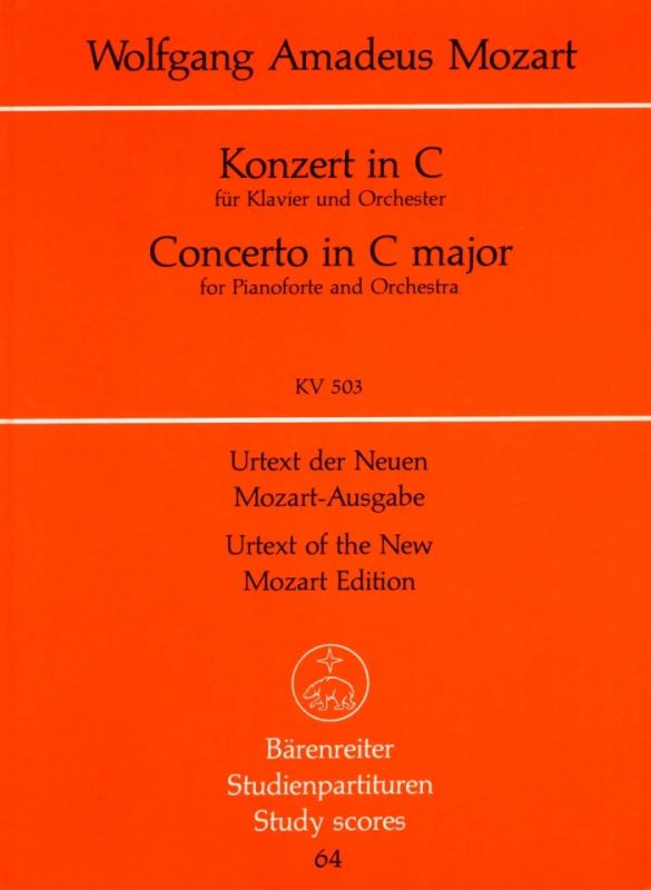 Wolfgang Amadeus Mozart - Klavierkonzert C-Dur KV 503