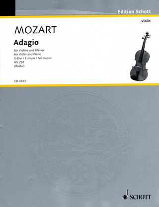 Wolfgang Amadeus Mozart - Adagio mi majeur KV 261