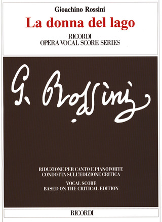 Gioachino Rossini: La Donna Del Lago Opera Completa Per Canto E Piano
