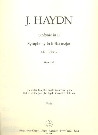 Joseph Haydn: Symphony in B-flat major Hob. I:85