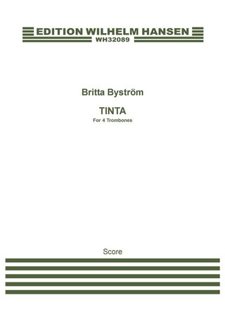Britta Byström - Tinta - For Four Trombones