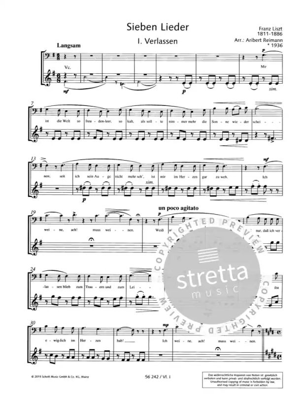 Franz Liszt et al.: Sieben Lieder (2)