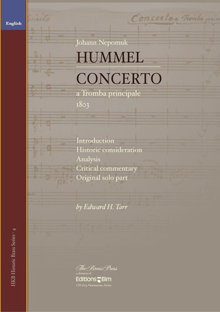 Edward H. Tarr: Johann Nepomuk Hummel – Concerto a tromba principale 1803