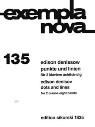 Edisson Denissow - Punkte und Linien für 2 Klaviere achthändig