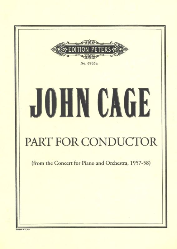 John Cage - Concert for Piano and Orchestra