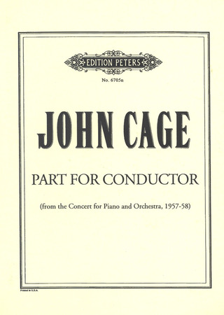 John Cage: Concert for Piano and Orchestra