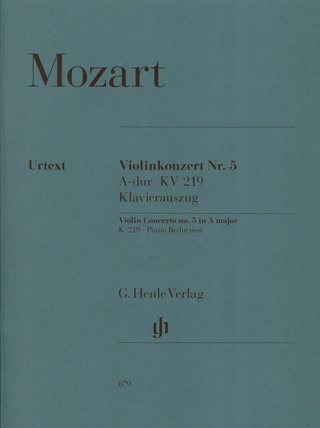 Wolfgang Amadeus Mozart: Violin Concerto no. 5 in A major KV 219