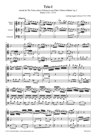 Ludwig August Lebrun - Trio I