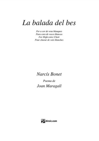 Narcís Bonet - La balada del bes