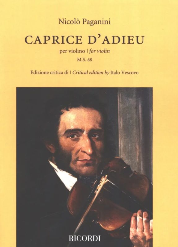 Niccolò Paganini - Caprice d'Adieu M.S. 68