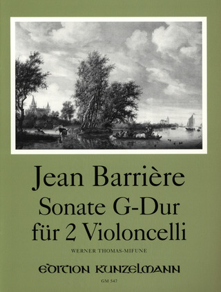Jean-Baptiste Barrière - Sonate G-dur