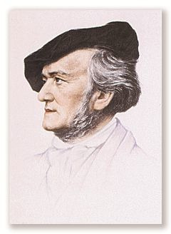 Richard Wagner - Postkarte