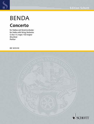 Johann Benda - Concerto G Major