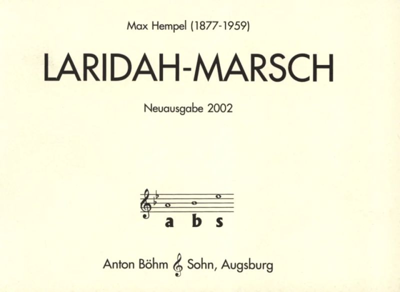 Hempel Max - Laridah Marsch