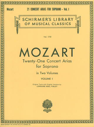 W.A. Mozart - 21 Concert Arias for Soprano 1