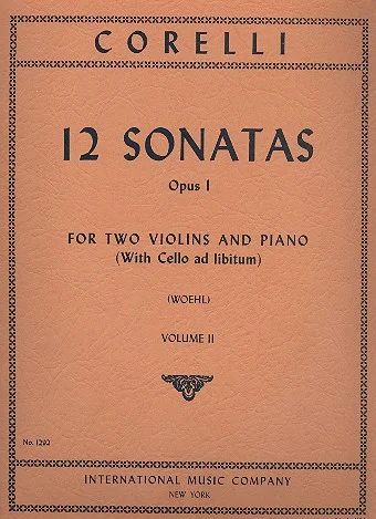 Arcangelo Corelliy otros. - 12 Sonatas Opus. 1 Vol. 2