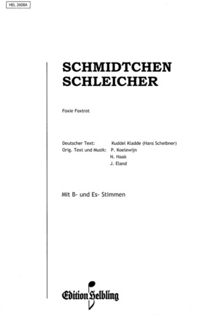 Peter Koelewijnet al. - Schmidtchen Schleicher