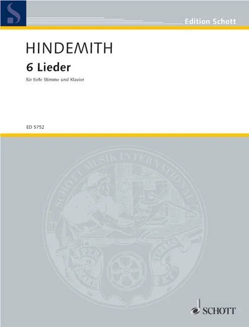 Paul Hindemith - 6 Lieder