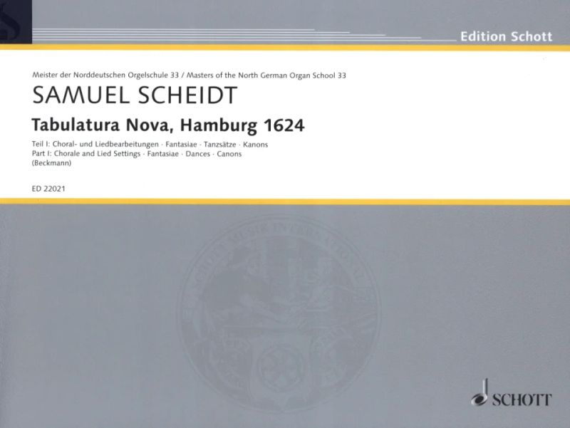 Samuel Scheidt - Tabulatura Nova – Hamburg 1624/1