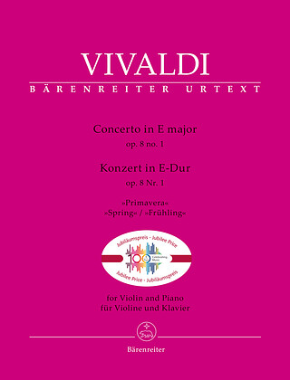 Antonio Vivaldi - Konzert für Violine und Klavier E-Dur op. 8/1 "Frühling"