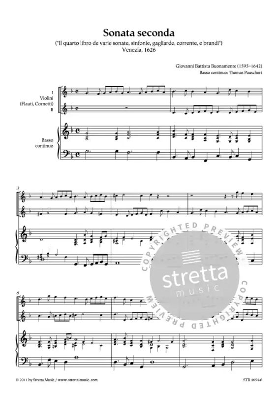 Giovanni Battista Buonamente - Sonata seconda